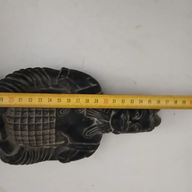 Grande figura guerriero in terracotta