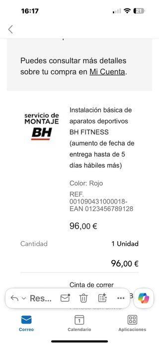 Cinta de correr YG0600 EVO T600 BH