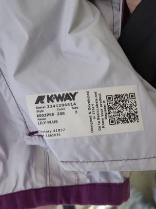 Giacca K-Way da Donn