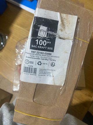 Bolsas de Papel Kraft SOS