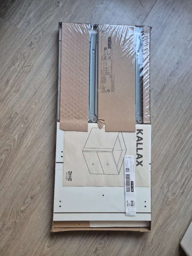 Mueble Ikea Kallax 2 cajones blanco