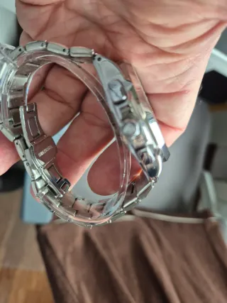 Reloj Precioso Azul Cronógrafo