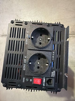 Inversor EDECOA 24V a 220V 2000W con USB