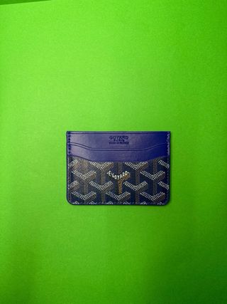 Portacarte Goyard blu