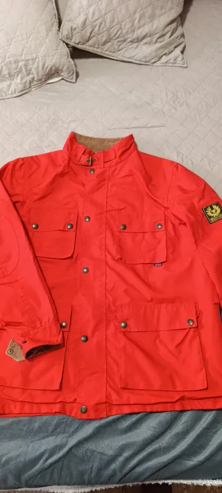 Chaqueta Belstaff Gold Talla L Roja