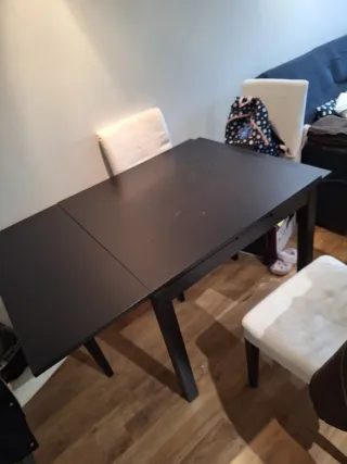 Tavolo da pranzo in legno scuro