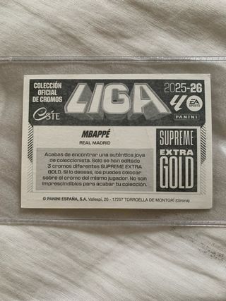 Mbappé Supreme Extra Gold + Budimir Extra Gold
