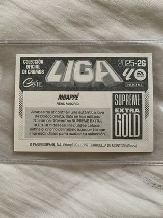 Mbappé Supreme Extra Gold + Budimir Extra Gold