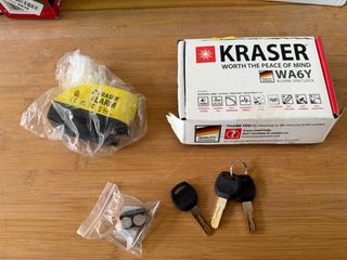 Candado Alarma Moto Kraser WA6Y