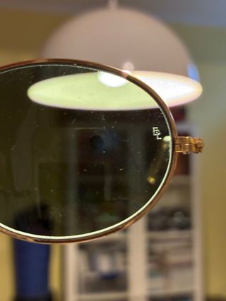 Ray-Ban B&L Oval Montatura Oro Lenti Verdi