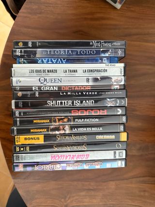 Pack Películas DVD Internacionales