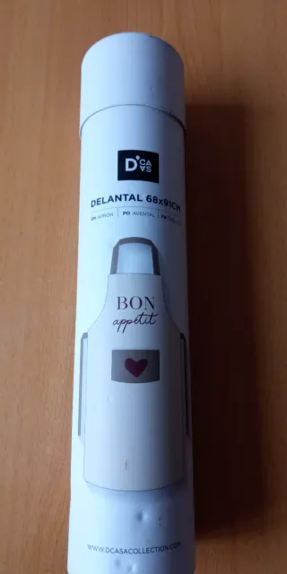 Mandil Bon appétit con corazón