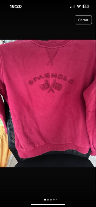 Sudadera Spagnolo Roja