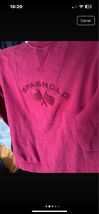 Sudadera Spagnolo Roja