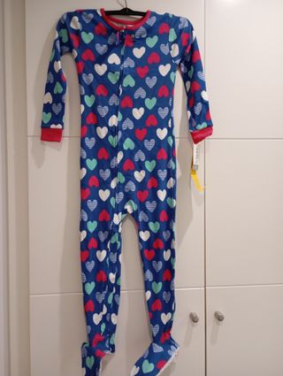 Pijama entero algodón niña T5 Carter's