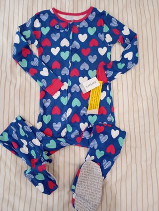 Pijama entero algodón niña T5 Carter's
