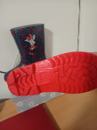 Botas de agua niña Minnie Mous número 28