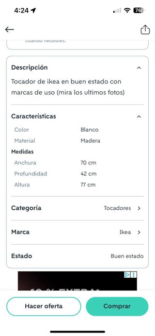 Toeletta Ikea Brimmes Bianca