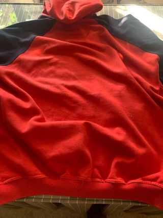 Sudadera Gales Rugby Roja y Azul