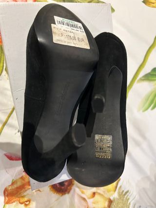 Zapatos Miss Sixty Talla 38 Negros de piel sin est