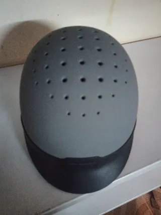 Casco equitación niño gris