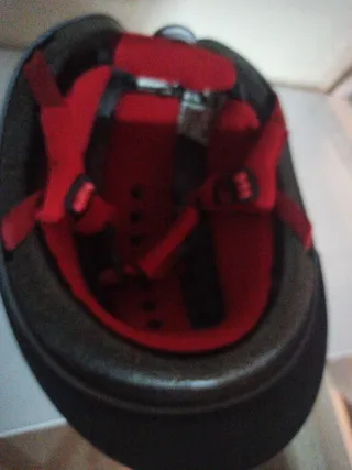 Casco equitación niño gris