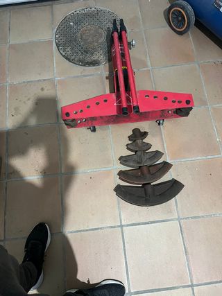 Curvadora de tubos profesional completa