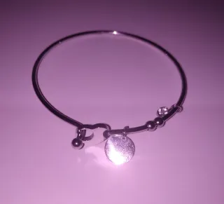 Conjunto de 3 pulseras plateadas