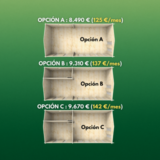 Casa 32m2 con 3 opciones a elegir (Incluye extras)