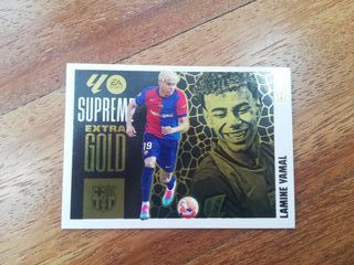 CROMO ESTE 25 26 LAMINE YAMAL EXTRA GOLD SUPREME