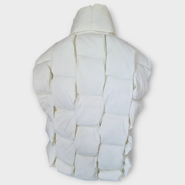 Chaleco unisex a cuadros tridimensional