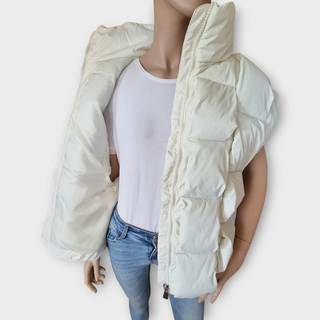 Chaleco unisex a cuadros tridimensional