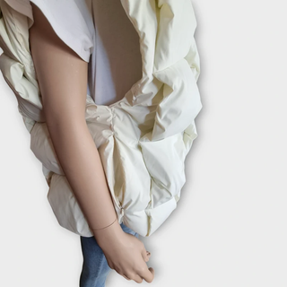 Chaleco unisex a cuadros tridimensional