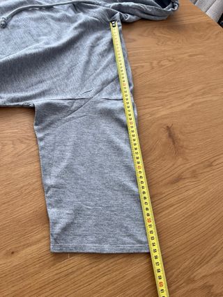 Vestido Sudadera Zara Gris XS