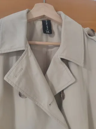 Gabardina Easy Wear Beige Talla XL