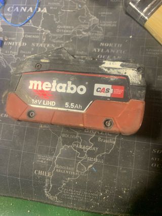 Batería Metabo 18V LiHD 5.5Ah CAS