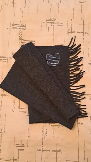 Bufanda Burberrys Gris Lana