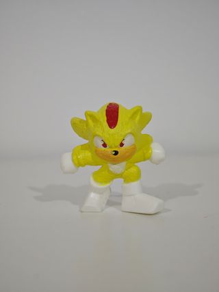 Figuras Super Sonic y Shadow the Hedgehog