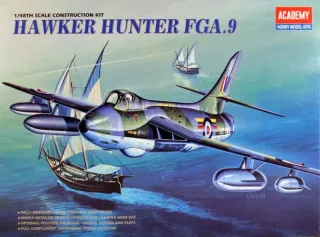 Maqueta Hawker Hunter FGA.9 Academy 1/48