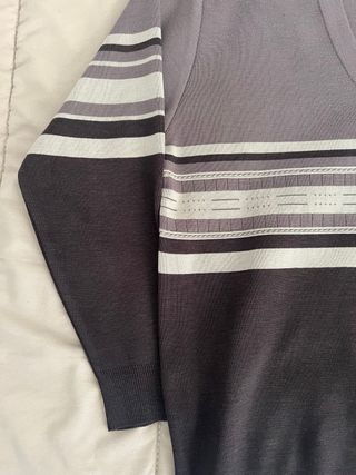 Maglione a V da uomo/donna marca Huwei, taglia L.