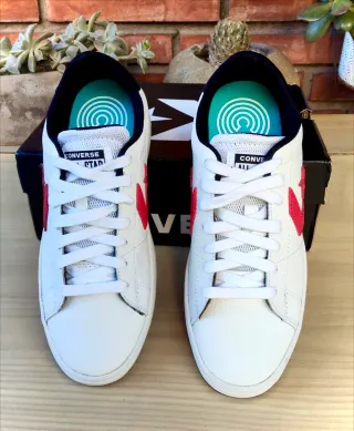 T-38, Zapatillas Converse All Star Blancas, Unisex