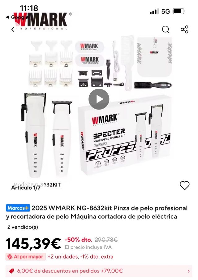 Kit Barbero WMARK Specter NG-8632