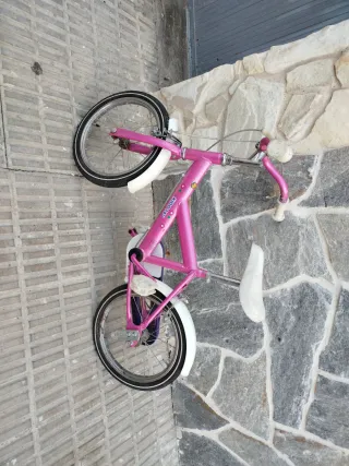 Bicicleta infantil rosa