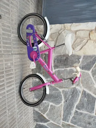 Bicicleta infantil rosa