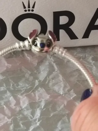 Pulsera Pandora Lilo Stitch Plata