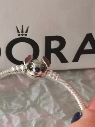 Pulsera Pandora Lilo Stitch Plata