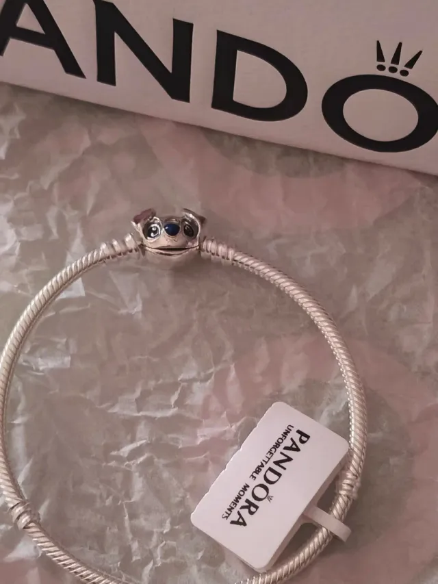 Pulsera Pandora Lilo Stitch Plata