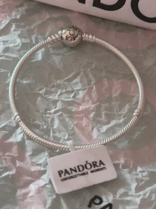 Pulsera Pandora Lilo Stitch Plata