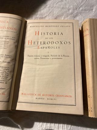 Historia de los Heterodoxos Menéndez Pelayo
