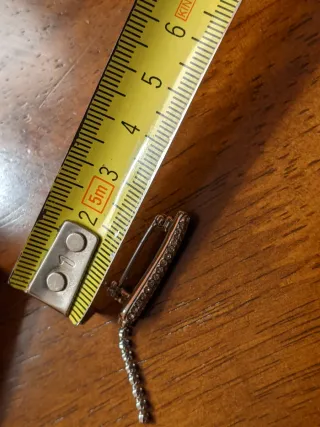 Spilla Swarovski Cigno Cristalli Argento